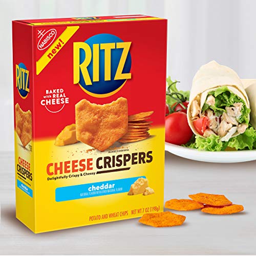 Ritz Cheese Crispers Cheddar Chips, 7Oz