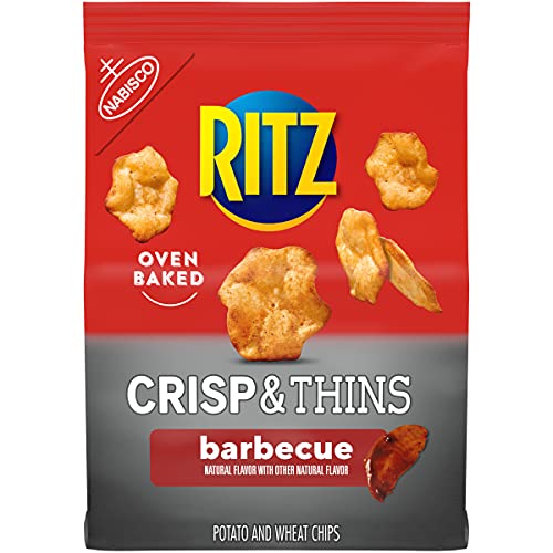 Ritz Crisp And Thins Barbecue Chips, 7.1 Oz