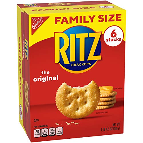 Ritz Original Crackers, Holiday Christmas Crackers, Family Size,