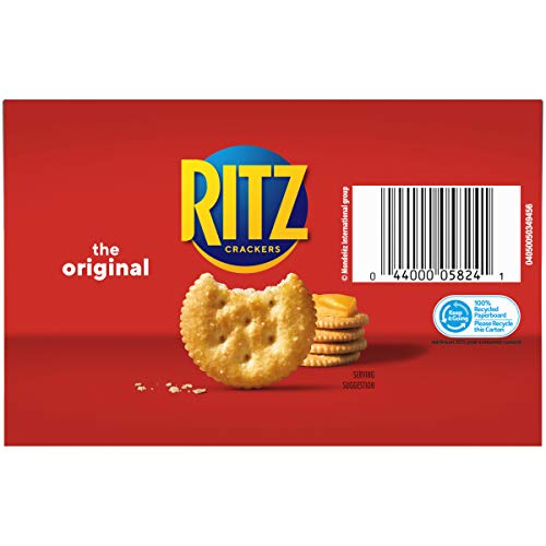 Ritz Original Crackers, Holiday Christmas Crackers, Family Size,