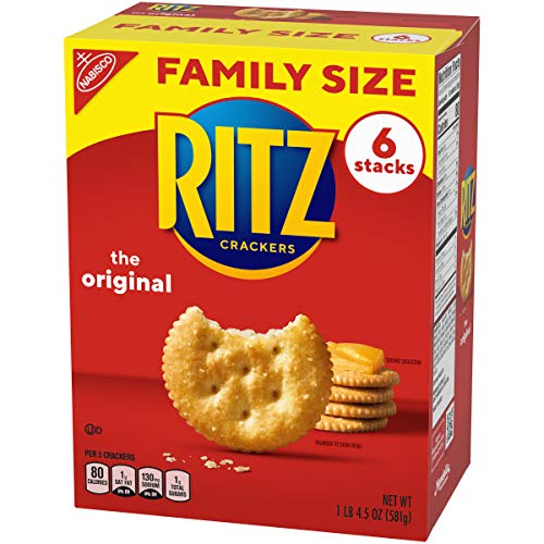 Ritz Original Crackers, Holiday Christmas Crackers, Family Size,