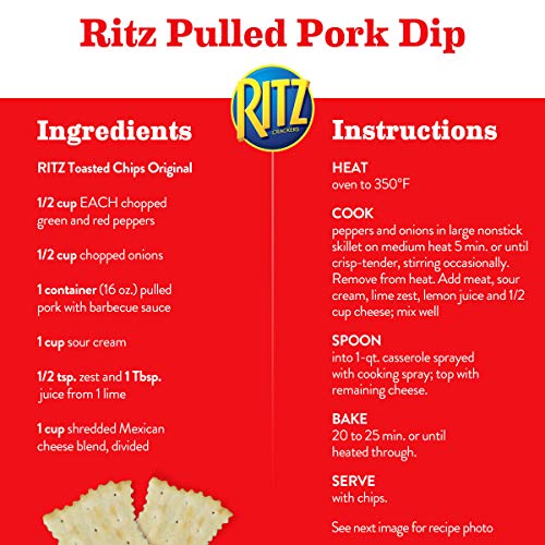 Ritz Original Toasted Chips, 6 - 8.1 Oz Bags