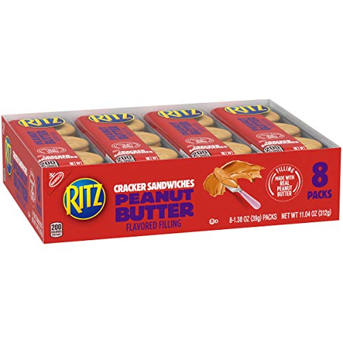 Ritz Peanut Butter Cracker Sandwiches – 112 Individual Snack Packs