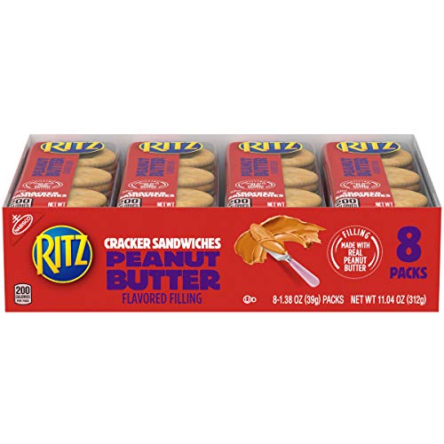 Ritz Peanut Butter Cracker Sandwiches – 112 Individual Snack Packs