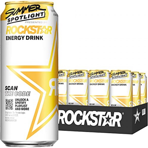 ROCKSTAR ENERGY 16OZROCKSTASF Sugar-Free Energy Drink, 16 oz Can