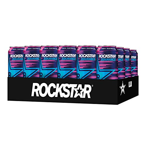 Rockstar Xdurance Energy Drink, Blue Raz, 0 Sugar Coq10 And Elec