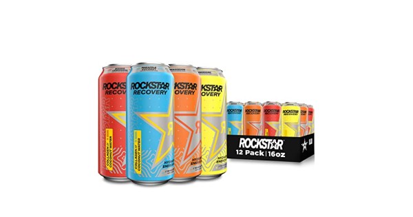 Rockstar Energy Drink with Caffeine Taurine and Electrolytes,