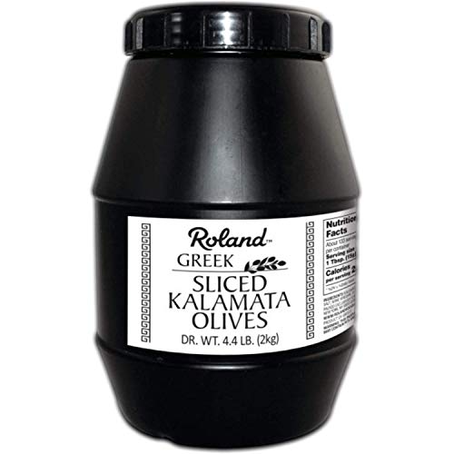 Roland Sliced Kalamata Olives From Greece, 4 Lb. 6 Oz. Jug