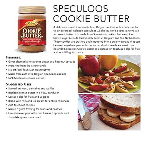 Roland Cookie Butter, Speculoos, 14.1 Ounce