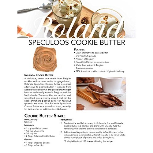 Roland Cookie Butter, Speculoos, 14.1 Ounce