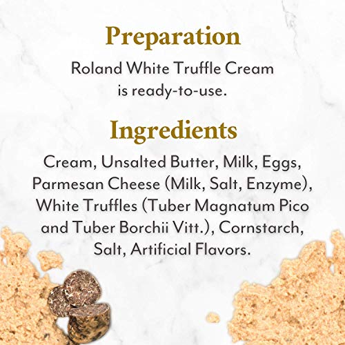 Roland Foods White Truffle Cream, Specialty Imported Food, 2.8-O