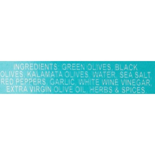 Roland Olives, Pitted Greek Country Mix, 70 Ounce