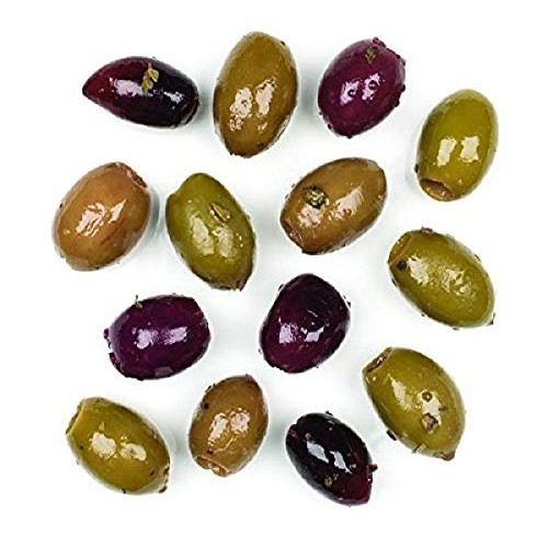 Roland Olives, Pitted Greek Country Mix, 70 Ounce