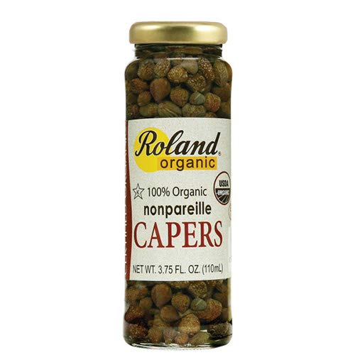 Organic Nonpareille Capers By Roland 3.75 Ounce