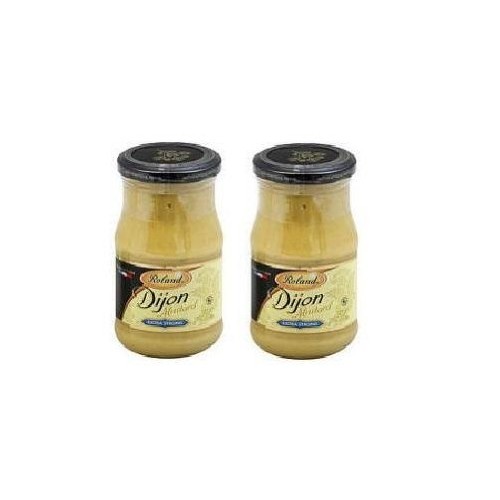 Roland Extra Strong Dijon Mustard Large 13 Oz Jars 2 Pack