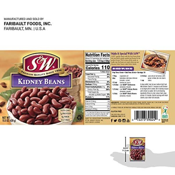 Sadaf Dark Red Kidney Beans  24 oz. Pack -  –