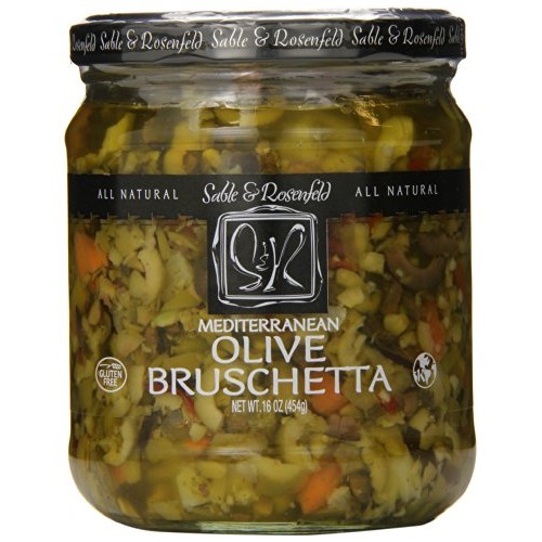 Sable & Rosenfeld Bruschetta Olive Topping, Medium, 16 Ounce