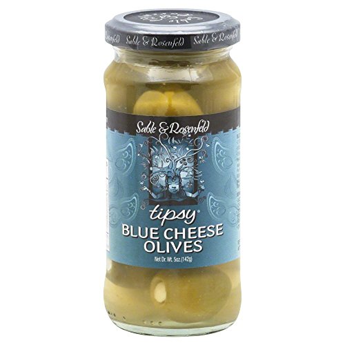 Sable And Rosenfeld Tipsy Blue Cheese Stuffed Olive, 5 Ounce - 6