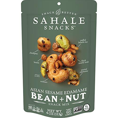 Sahale Snacks Asian Sesame Edamame Bean + Nut Snack Mix, 4 Ounce