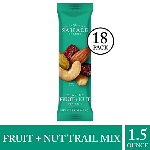 Sahale Snacks Classic Fruit And Nut Trail Mix, 1.5 Ounces, 18 Count