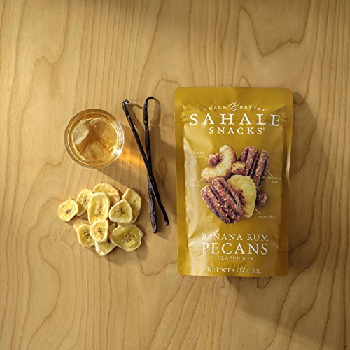 Sahale Snacks Glazed Mix, Banana Rum Pecans, 24 Ounce