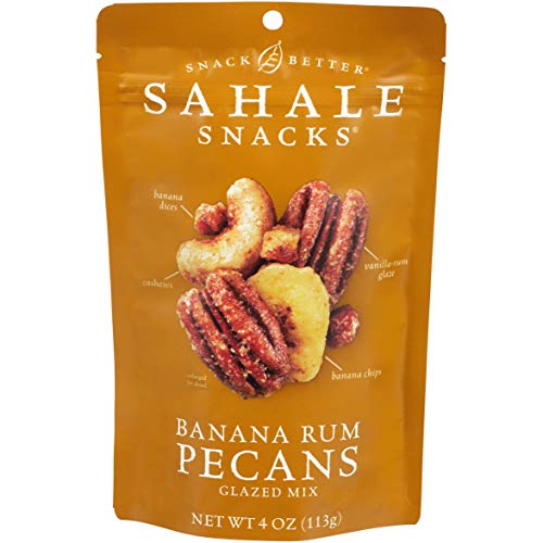 Sahale Snacks Glazed Mix, Banana Rum Pecans, 24 Ounce