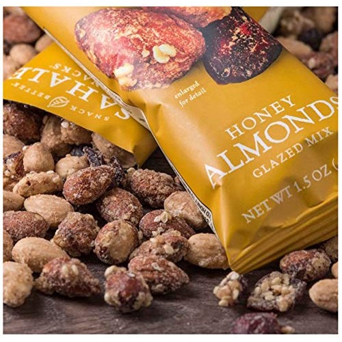 Sahale Snacks Honey Almonds Glazed Mix, 1.5 Ounces Pack Of 18