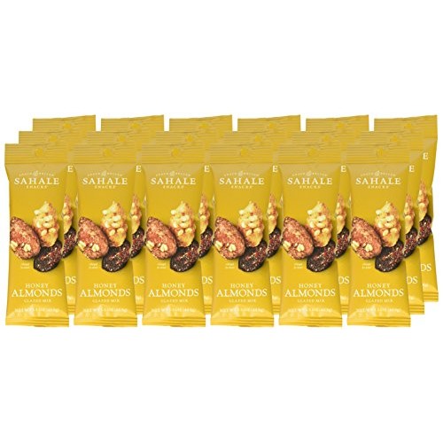 Sahale Snacks Honey Almonds Glazed Mix, 1.5 Ounces Pack Of 18