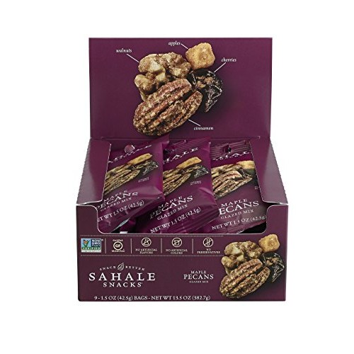 Sahale Snacks Maple Pecans Glazed Mix, 1.5 Ounces 9 Count