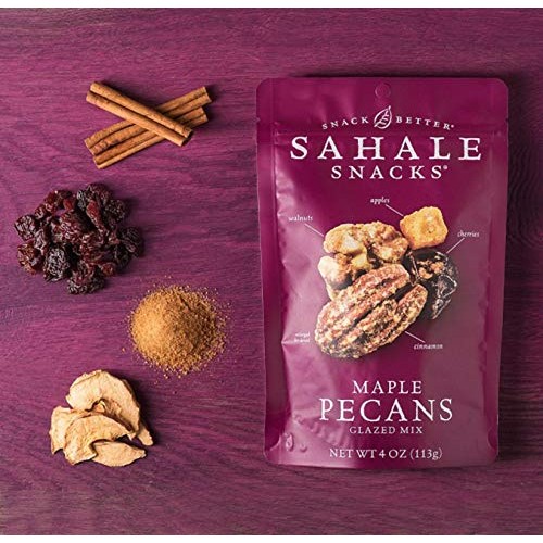 Sahale Snacks Maple Pecans Glazed Mix, 4 Ounces Pack Of 6