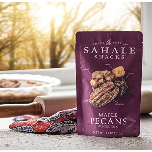 Sahale Snacks Maple Pecans Glazed Mix, 4 Ounces Pack Of 6