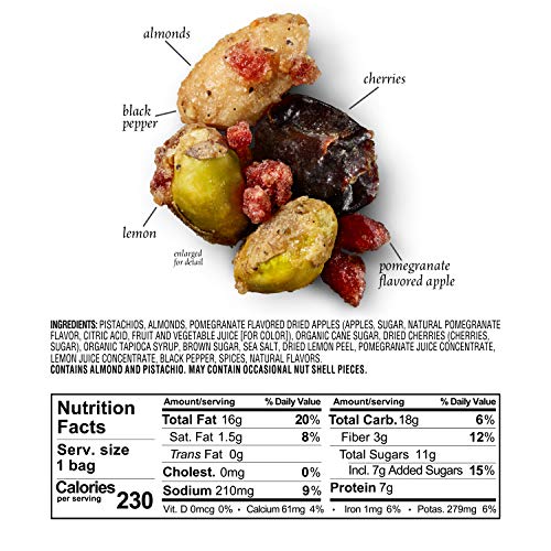 Sahale Snacks Pomegranate Flavored Pistachios Glazed Mix, 1.5 Ou