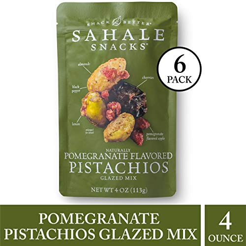 Sahale Snacks Pomegranate Flavored Pistachios Glazed Mix, 4 Ounc