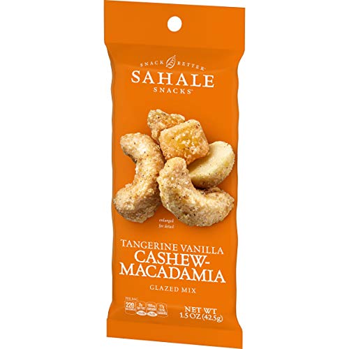 Sahale Snacks Tangerine Vanilla Cashew Macadamia Glazed Mix, 1.5