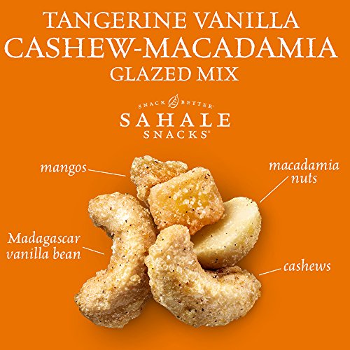 Sahale Snacks Tangerine Vanilla Cashew Macadamia Glazed Mix, 1.5