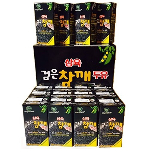 Sahmyook Black Sesame Soy Milk, 6.42 Fl. Ounce Pack of 16