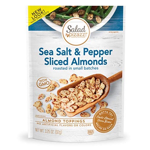 Almond Toppings | Sea Salt And Cracked Pepper - Snack Mix And Sa