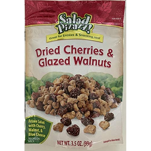 Salad Pizazz Dried Cherries And Glazed Walnuts, 3.5 Ounce Pack