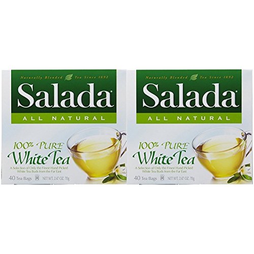 Salada Pure White Tea, 40 Ct, 2 Pk