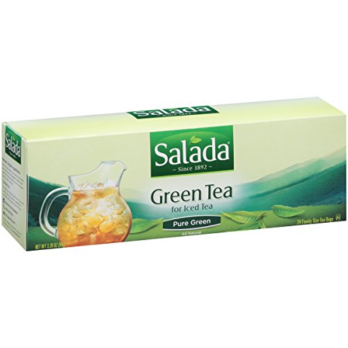 Salada Green Tea For Iced Tea - Family Size 24 Count Tea Bags - ...