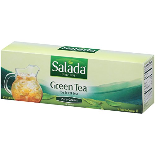 Salada Green Tea For Iced Tea - Family Size 24 Count Tea Bags - ...