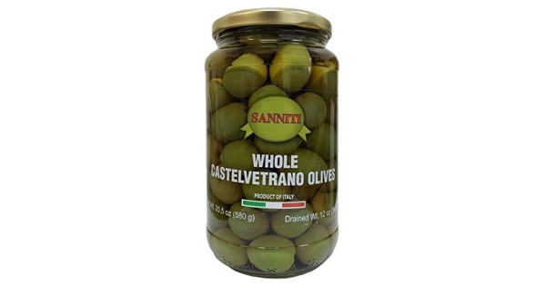 Sanniti Whole Castelvetrano Olives - 20.5 Ounce Jar