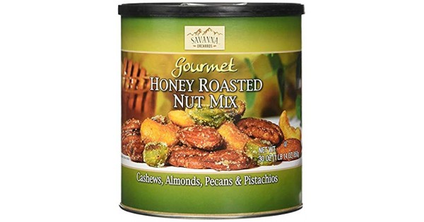 Savanna Orchards Honey Roasted Nut and Pistachios 30 oz, 2-pack