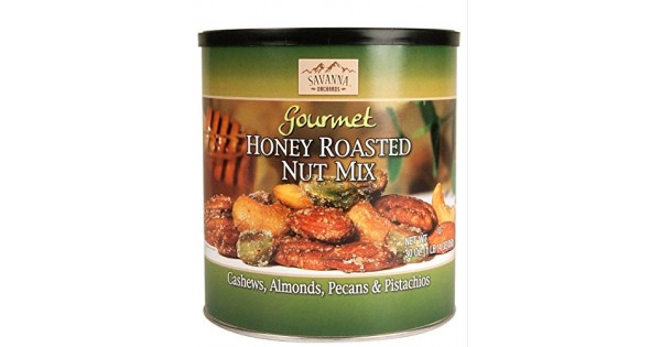 Savanna Orchards Gourmet Honey Roasted Nut Mix with Pistachios
