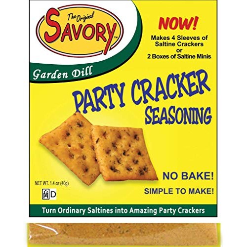 Savory Saltine Seasoning, 1.4 Ounce, Garden Dill, 4 Pack