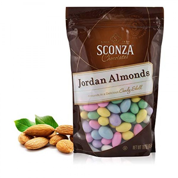 Sconza Candy Coated Jordan Almonds Assorted Pastel Candies ...