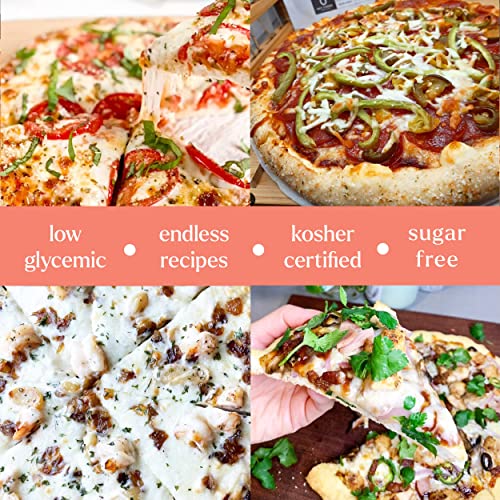 Keto Pizza Crust Baking Mix - Gluten Free, Vegan - 0g Net Carbs ...