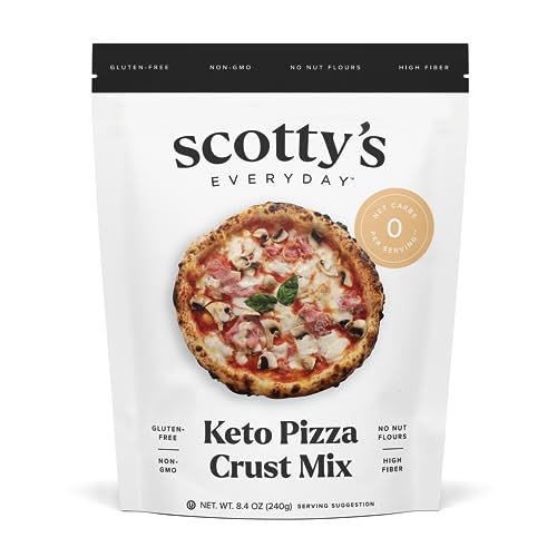 Keto Pizza Crust Baking Mix - Gluten Free, Vegan - 0g Net Carbs ...