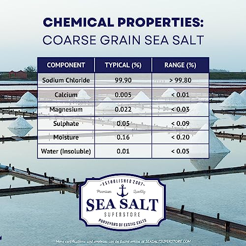 Sea Salt, Coarse Grain - 14 oz Bag