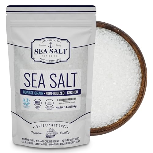 Sea Salt, Coarse Grain - 14 oz Bag